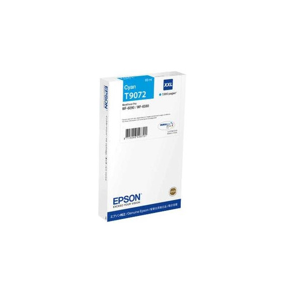  63.156 CARTUCCIA EPSON T9072 XXL C13T907240 CIANO 7.000PG X WF-6XXX WF-6