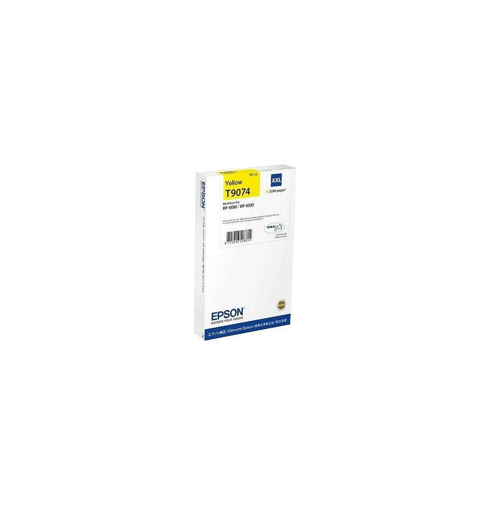  63.158 CARTUCCIA EPSON T9074 XXL C13T907440 GIALLO 7.000PG X WF-6XXX WF-