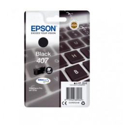  63.211 CARTUCCIA EPSON 407 "CLAVIER" C13T07U140 NOIRE X WF-4745DTWF 2.60