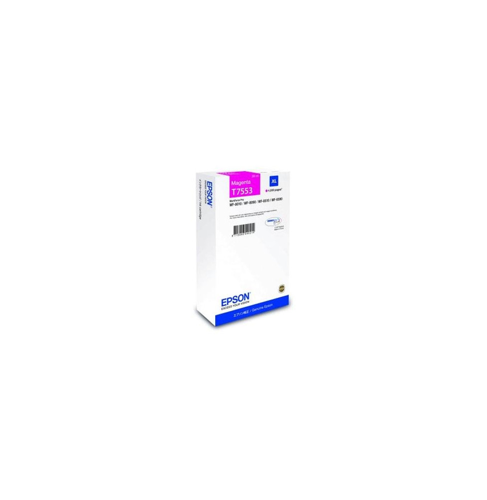  63.433 CARTUCCIA EPSON T7553 XL C13T755340 MAGENTA 4.000PG. X WF-8010DW/