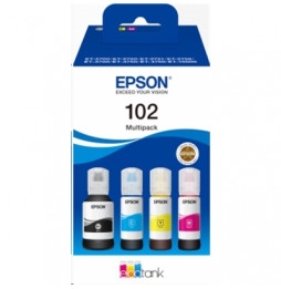  63.561 MULTIPACK EPSON FLACONI 102 C13T03R640 4COLORI PER ECOTANK ET-270