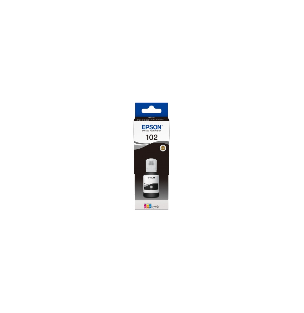  63.582 FLACONE EPSON 102 C13T03R140 SCHWARZ 127ML PER ECOTANK ET-2700 ET-27