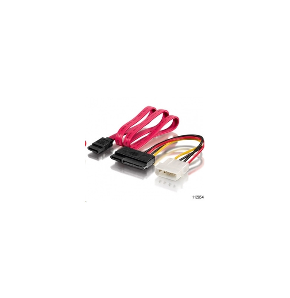  112054 KABEL DATI ED ENERGIEVERSORGUNG SATA (0.15MT 0.50MT) EQUIP 112054 EAN4