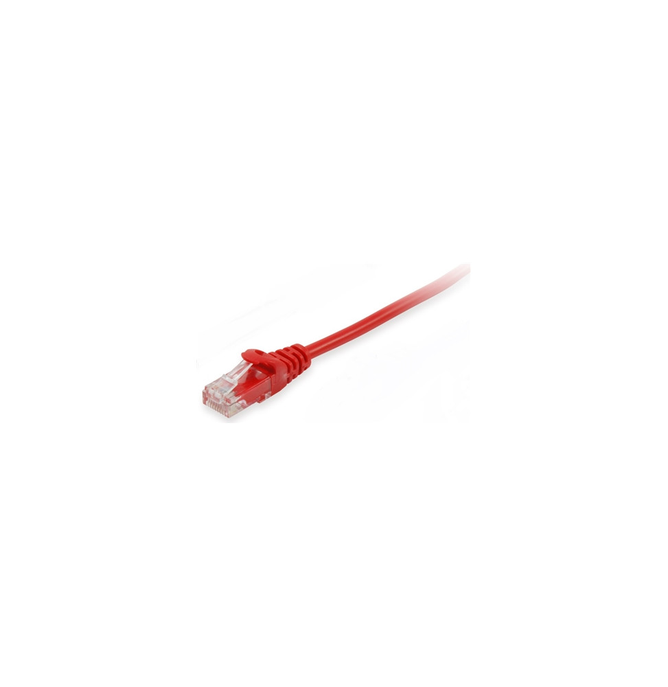  825427 CÂBLES ETHERNET CAT.5E-U/UTP ROUGE NON SCHERMATO 0.5MT EQUIP 825427 - E