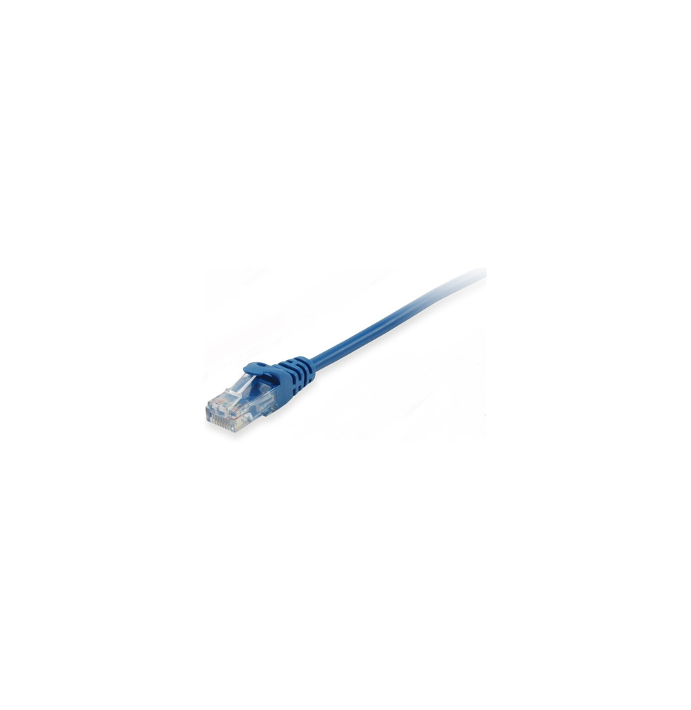  625430 CABLE RETE CAT.6 U/UTP BLU NON SCHERMATO 1MT EQUIP 625430- EAN4015