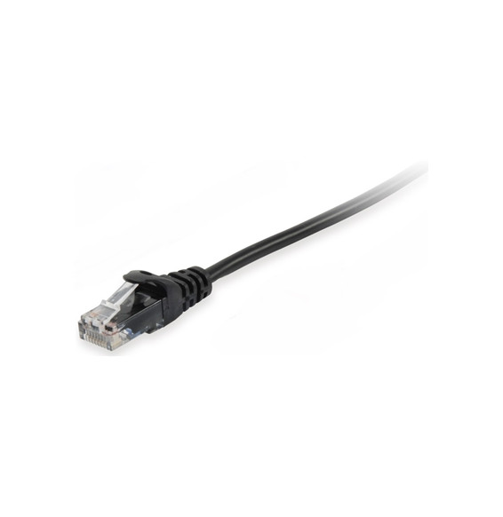  625450 CÂBLES ETHERNET CAT.6 U/UTP NOIRE NON  SCHERMATO 1MT EQUIP 625450- EAN40