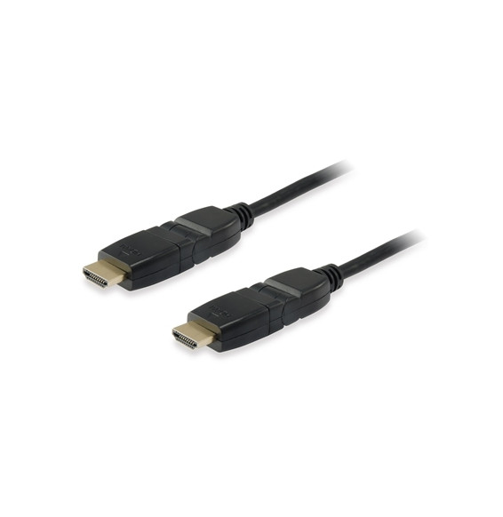  119365 KABEL HDMI 2.0 EQUIP 119365 5MT SCHWARZ M/M - CON SPINA GIREVOLE 180 