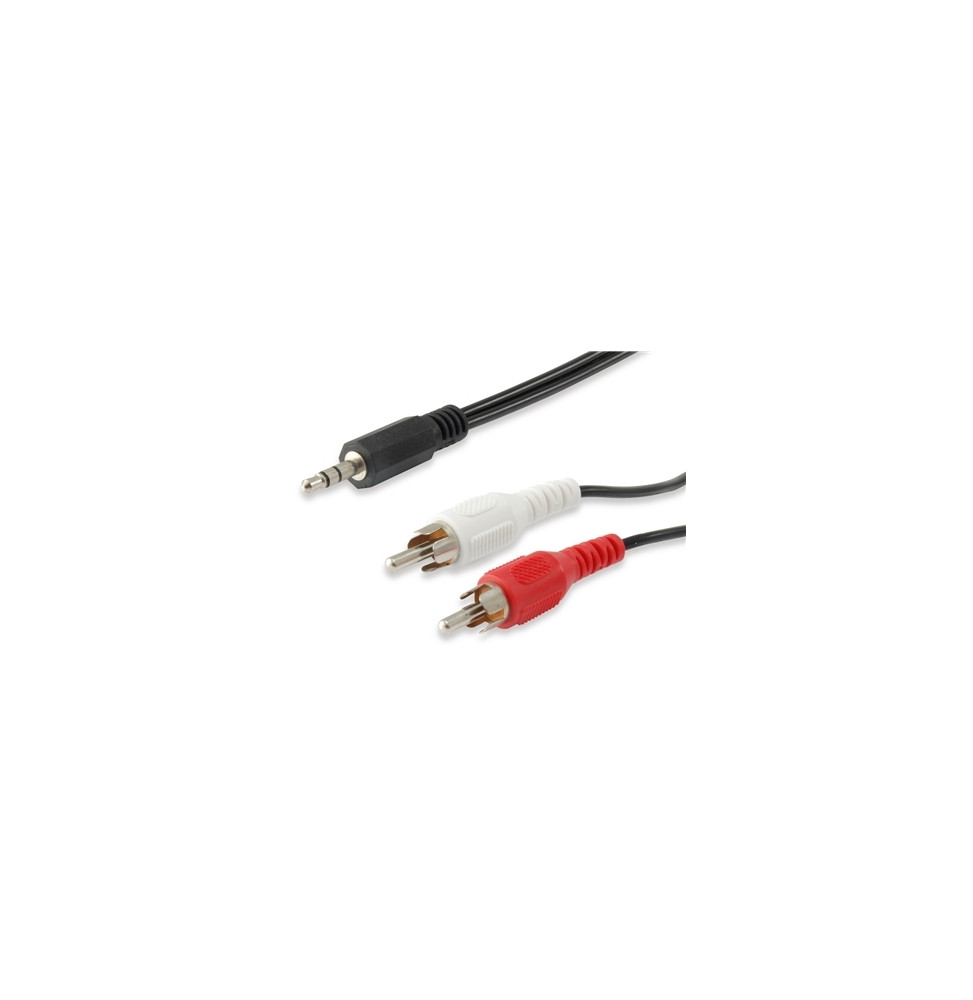  14709207 CABLE AUDIO M 3.5MM A 2RCA M 2.0MT EQUIP 14709207 - EAN 40158671