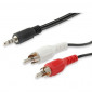  14709207 CABLE AUDIO M 3.5MM A 2RCA M 2.0MT EQUIP 14709207 - EAN 40158671