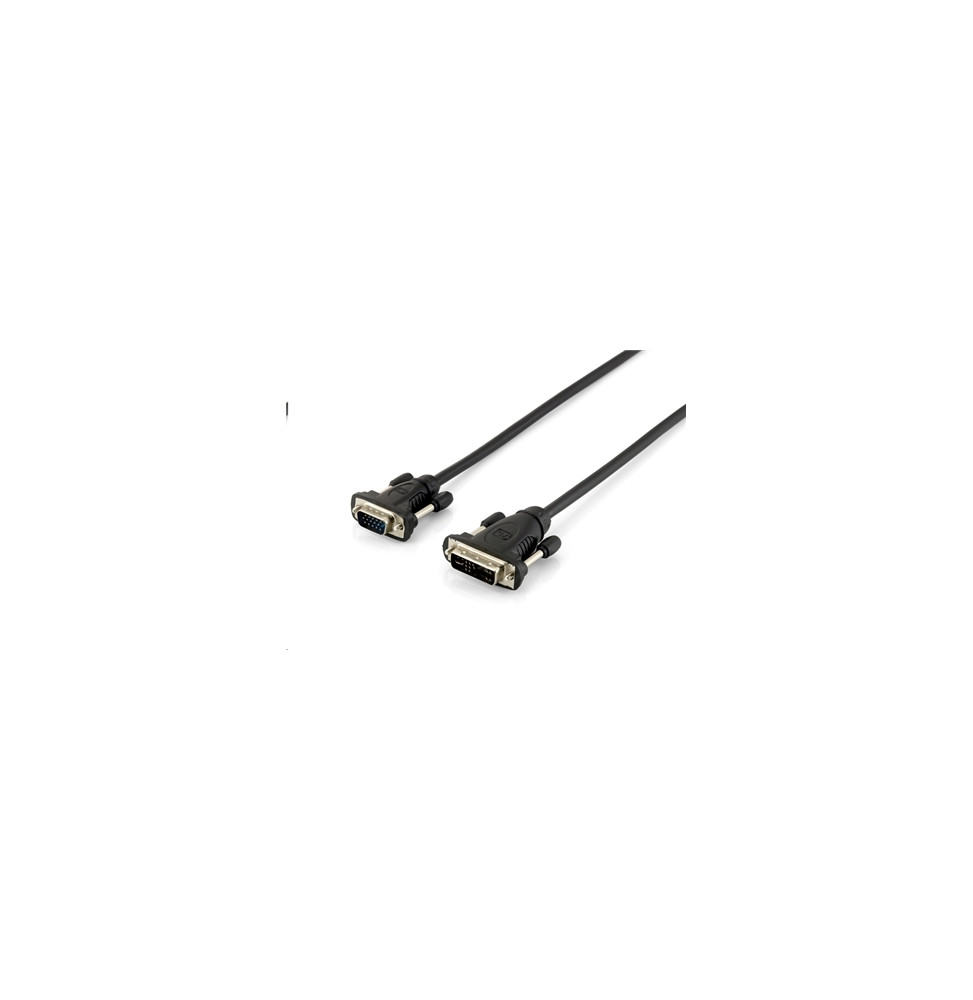  118943 ADATTATORE DVI-A A HD15 VGA EQUIP 118943 BLACK M/M 1.8MT- EAN 40