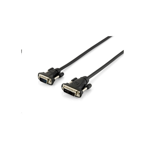  118943 ADATTATORE DVI-A A HD15 VGA EQUIP 118943 BLACK M/M 1.8MT- EAN 40