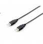  128872 KABEL USB2.0 5MT EQUIP 128872 SCHWARZ A-A M/M- EAN 401586716477