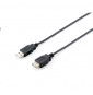  128852 CABLE USB2.0 5MT EQUIP 128852 BLACK A-A M/F- EAN 401586716474