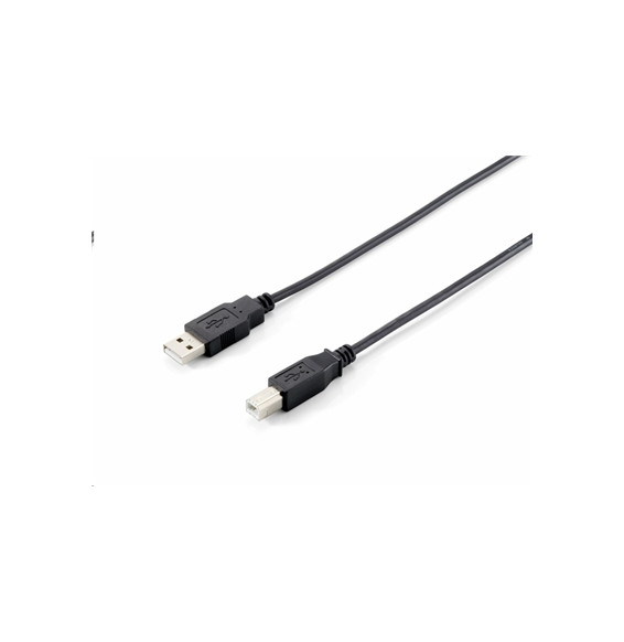  128862 CABLE USB2.0 5MT EQUIP 128862 BLACK A-B M/M- EAN 401586716471