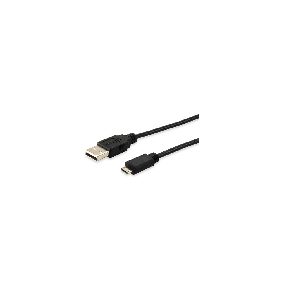  82.915 CABLE USB2.0 1,8MT EQUIP 128523 BLACK A-M A MICROB - EAN 4015867142