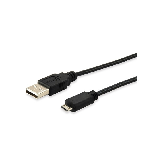  82.915 CÂBLE USB2.0 1,8MT EQUIP 128523 NOIRE A-M A MICROB - EAN 4015867142