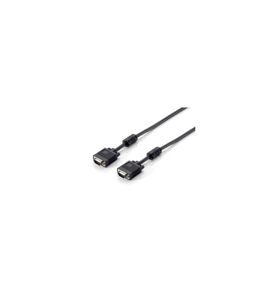  118810 KABEL MONITOR SVGA M/M 1MT EQUIP 118810 SCHWARZ  D-SUB- EAN 401586751