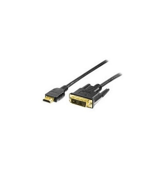  119322 C?BLE HDMI EQUIP 119322 2MT NOIRE TYPE A/DVI (18+1) M/M - EAN 401