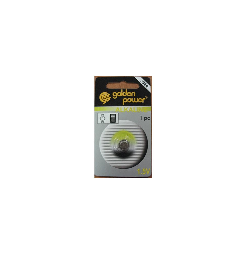  47.1904 BATTERY ALKALINA 394A MINI BUTTON TYPE GOLDENPOWER DA 1.5,V - 