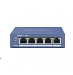  301801375 SWITCH 4P LAN GIGABIT HIKVISION DS-3E0505P-E 4P POE + 1P UPLIN