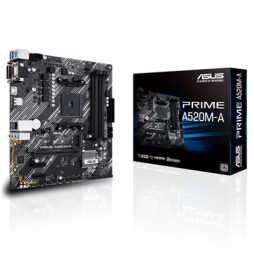  PRIME A520M-A MB ASUS PRIME A520M-A A520 AM4 4XDDR4DC-4800O.C. DVI-D D-S