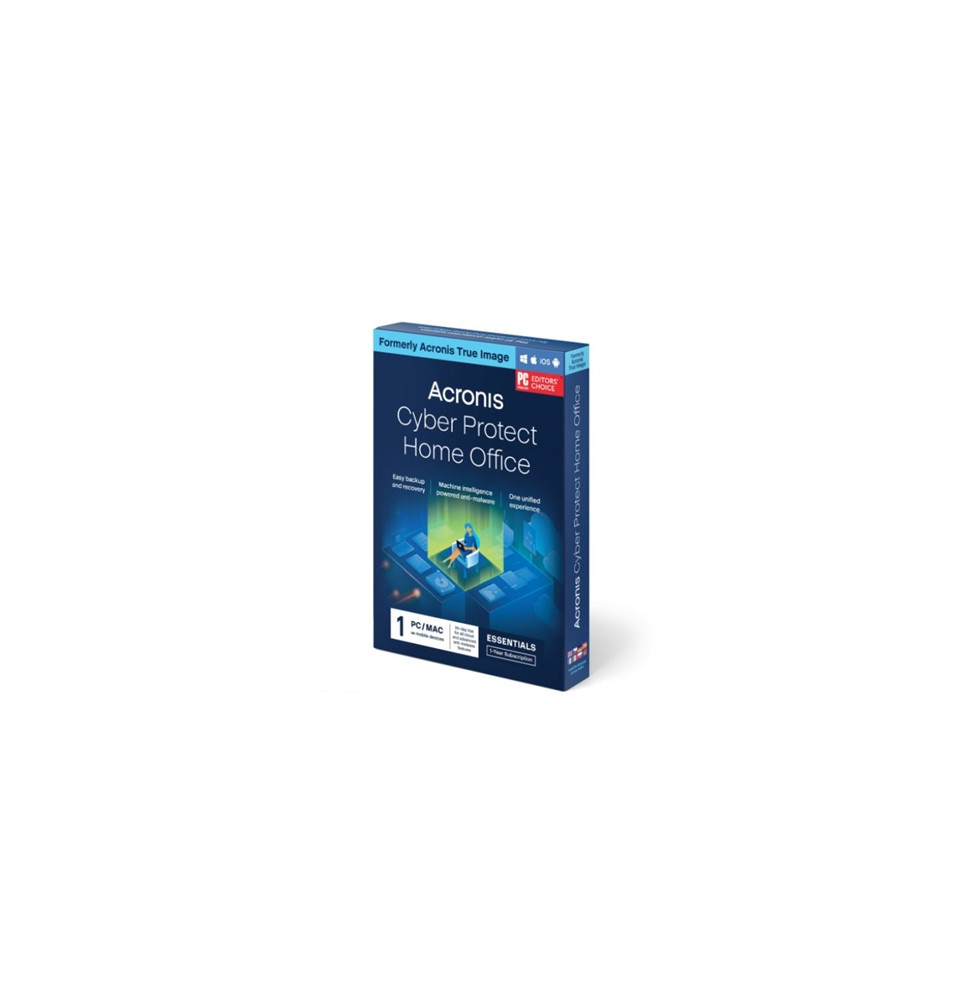  59.164 ACRONIS BOX CYBER PROTECT HOME OFFICE ESSENTIALS 1PC - 1 ANNO - S