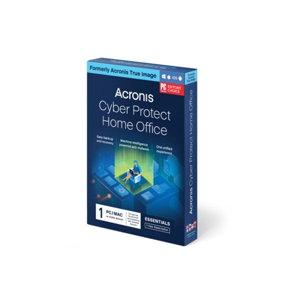  59.164 ACRONIS BOX CYBER PROTECT HOME OFFICE ESSENTIALS 1PC - 1 ANNO - S