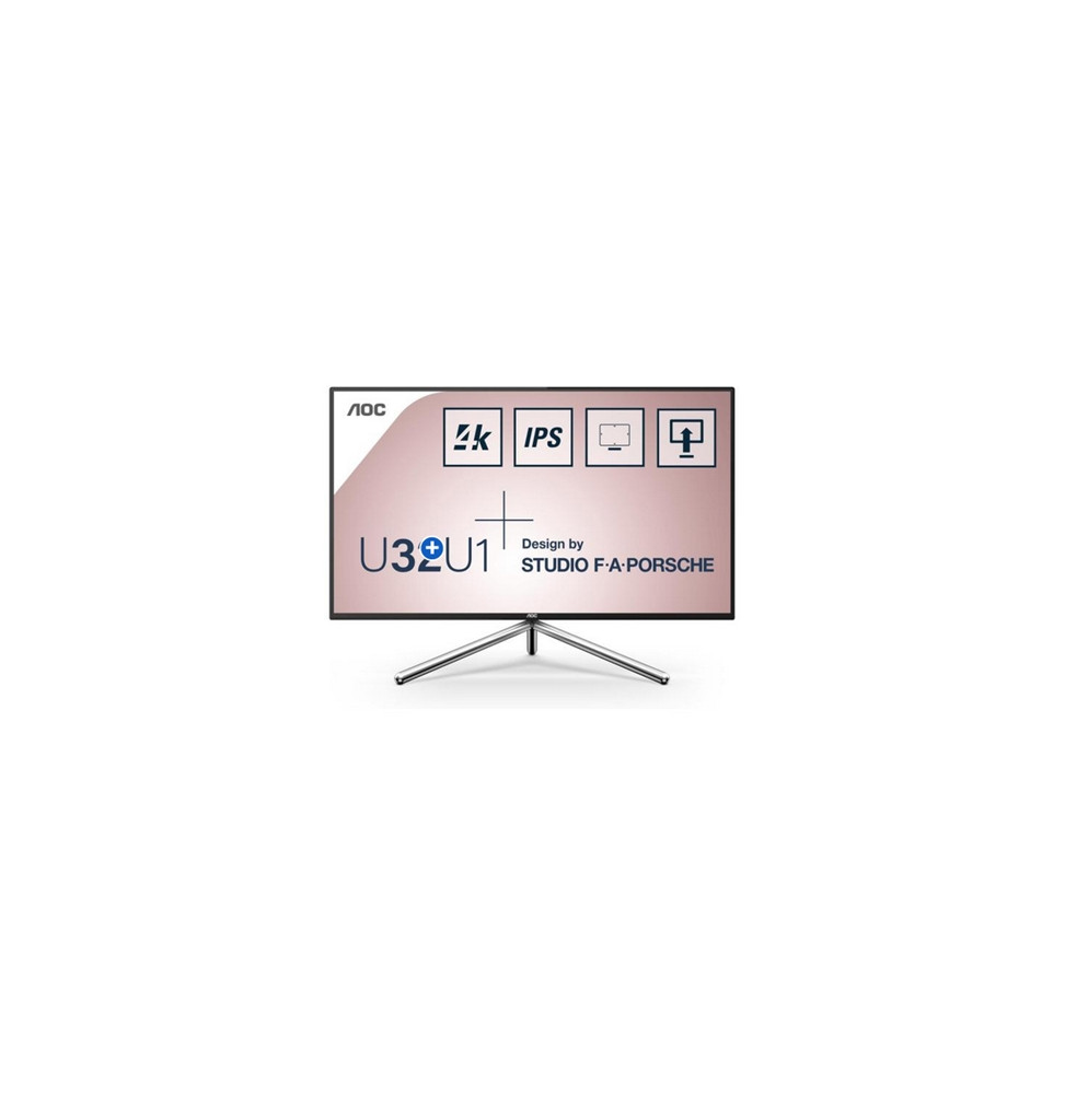  29.257 MONITOR AOC LCD IPS LED 31.50" WIDE U32U1 4K 5MS MM QHD 13001 BLA