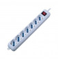  P011-SL3007-W MULTIPRESA 7P ATLANTIS P011-SL3007-W (7 SCHUKO/ITA-BIPASS