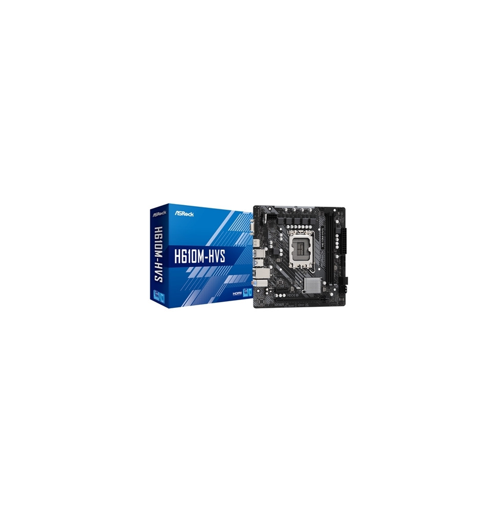  H610M-HVS MB ASROCK H610M-HVS LGA1700 2XDDR4DC-3200 1XPCIE4.0X16 INTEL-G