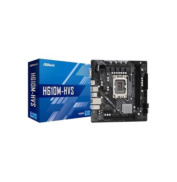  H610M-HVS MB ASROCK H610M-HVS LGA1700 2XDDR4DC-3200 1XPCIE4.0X16 INTEL-G