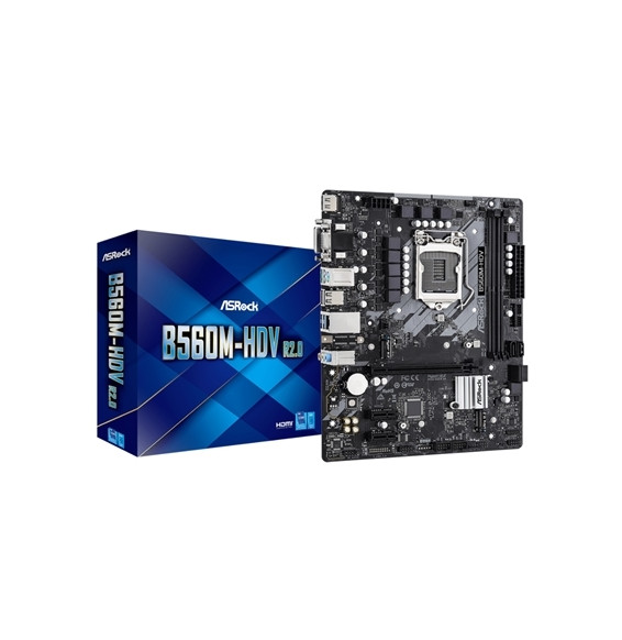  B560M-HDV R2.0 MB ASROCK B560M-HDV R2.0 LGA1200 2XDDR4DC-5000OC 1XPCIE4.