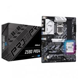  Z590 PRO4 MB ASROCK Z590 PRO4 Z590 LGA1200 4XDDR4DC-4800O.C. 2XPCIE4.0X1