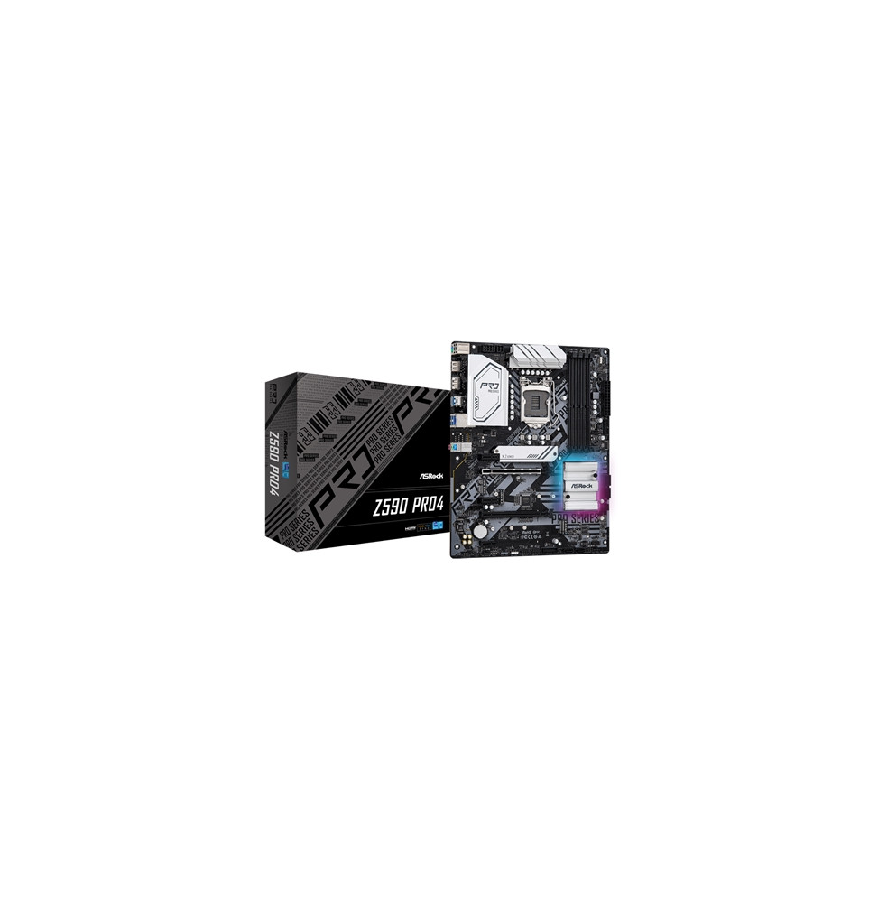  Z590 PRO4 MB ASROCK Z590 PRO4 Z590 LGA1200 4XDDR4DC-4800O.C. 2XPCIE4.0X1