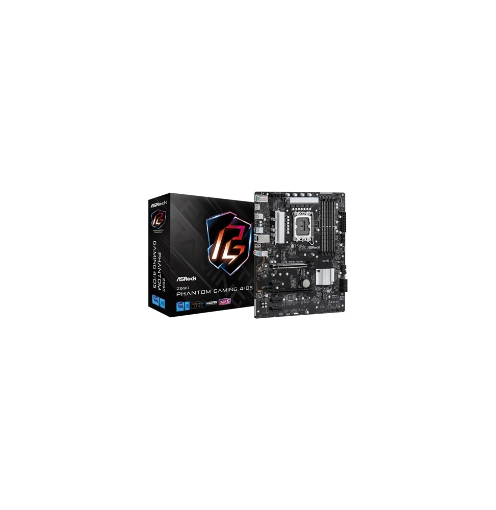  Z690 PHANTOM GAMING 4 MB ASROCK Z690 PHANTOM GAMING 4/D5 LGA1700 4XDDR5D