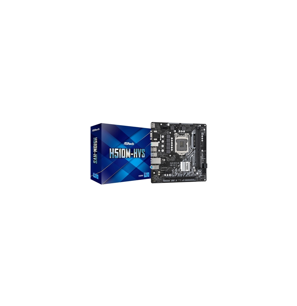  H510M-HVS MB ASROCK H510M-HVS H510 LGA1200 2XDDR4DC-3200O.C. 1XPCIE4.0X1