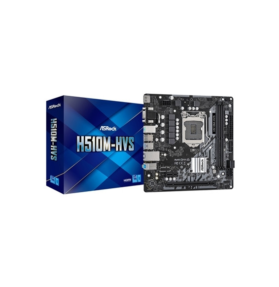  H510M-HVS MB ASROCK H510M-HVS H510 LGA1200 2XDDR4DC-3200O.C. 1XPCIE4.0X1