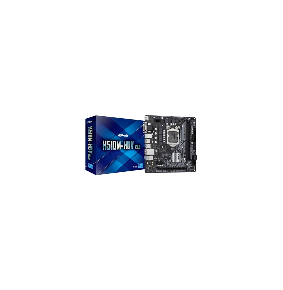  H510M-HDV R2.0 MB ASROCK H510M-HDV R2.0 H510 LGA1200 2XDDR4DC-3200O.C. 1