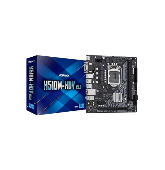  H510M-HDV R2.0 MB ASROCK H510M-HDV R2.0 H510 LGA1200 2XDDR4DC-3200O.C. 1