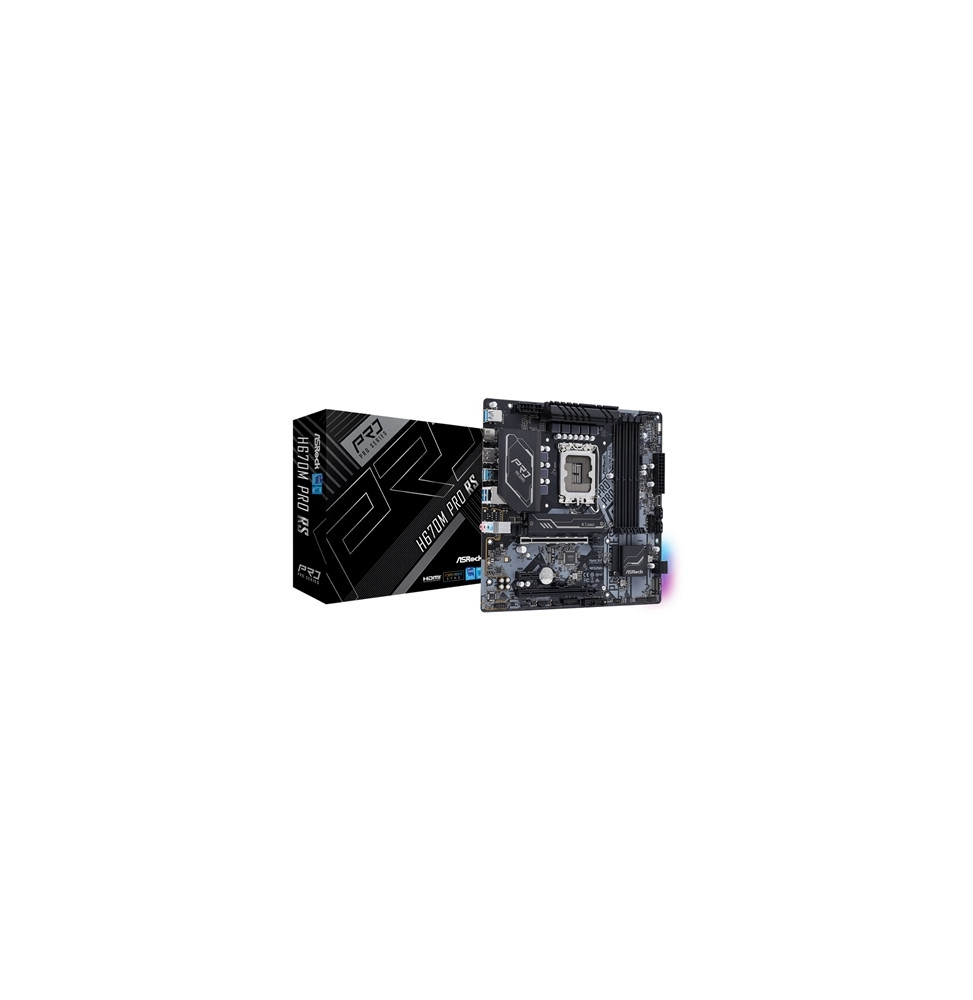  H670M PRO RS MB ASROCK H670M PRO RS H670 LGA1700 4XDDR4DC-5333O.C. 1XPCI