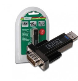  DA70156 ADATTATORE USB2.0/SERIALE RS232 DIGITUS DA70156 9 PIN MASCHIO - 