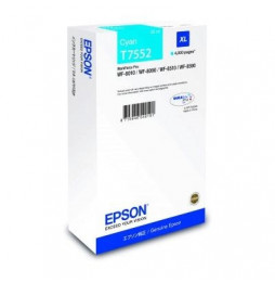  63.432 CARTUCCIA EPSON T7552 XL C13T755240 CIANO 4.000PG. X WF-8010DW/WF