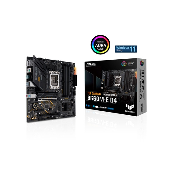  TUF GAMING B660M-E D4 MB ASUS TUF GAMING B660M-E D4 B660 LGA1700 4XDDR4D