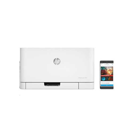  11.772 IMPRESORA HP LASER COLOR 150NW 4ZB95A WHITE A4 18PPM 64MB 600DPI 