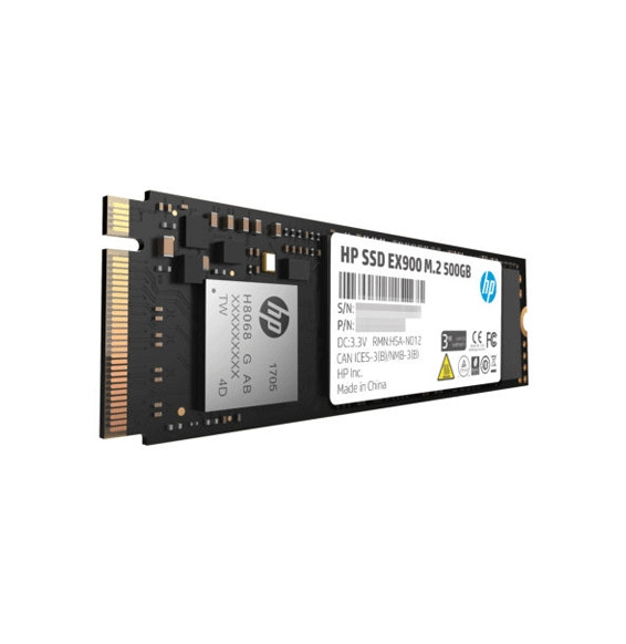  2YY44AA SSD-SOLID STATE DISK M.2(2280) NVME  500GB PCIE3.0X4 HP EX900 2Y