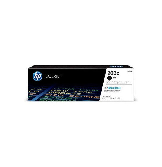  61.762 TONER HP 203X CF540X BLACK 3.200PG LASERJE