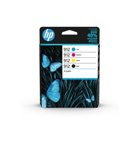  61.952 CARTUCCIA HP N 912 MULTIPACK 6ZC74AE NERO+3COLORI B/C/M/Y MV