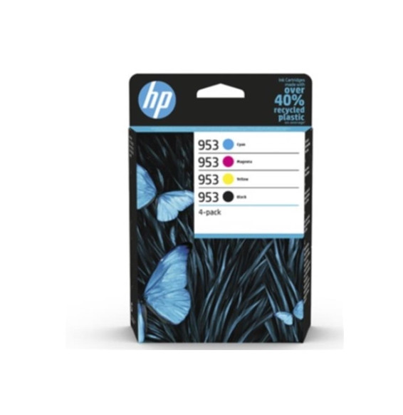  61.953 CARTUCCIA HP N 953 MULTIPACK 6ZC69AE  BLACK+3COLORS B/C/M/Y MV