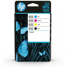  61.956 CARTUCCIA HP MULTIPACK N 932+933 6ZC71AE BLACK+3COLORS B/C/M/Y 400