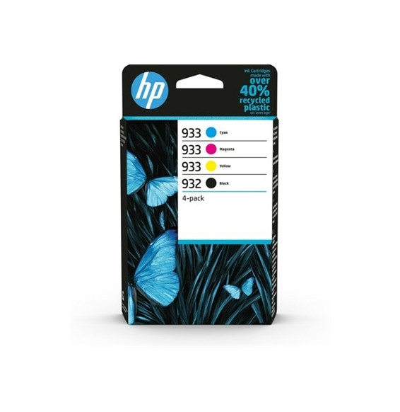  61.956 CARTUCCIA HP MULTIPACK N 932+933 6ZC71AE SCHWARZ+3FARBEN B/C/M/Y 400